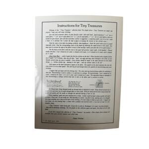 Vintage | Office | Vintage Tiny Treasures For Giving Cross Stitch ...